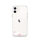 Clear iPhone Case White Text - Alan Blessed