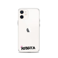 Clear iPhone Case - Rebecca