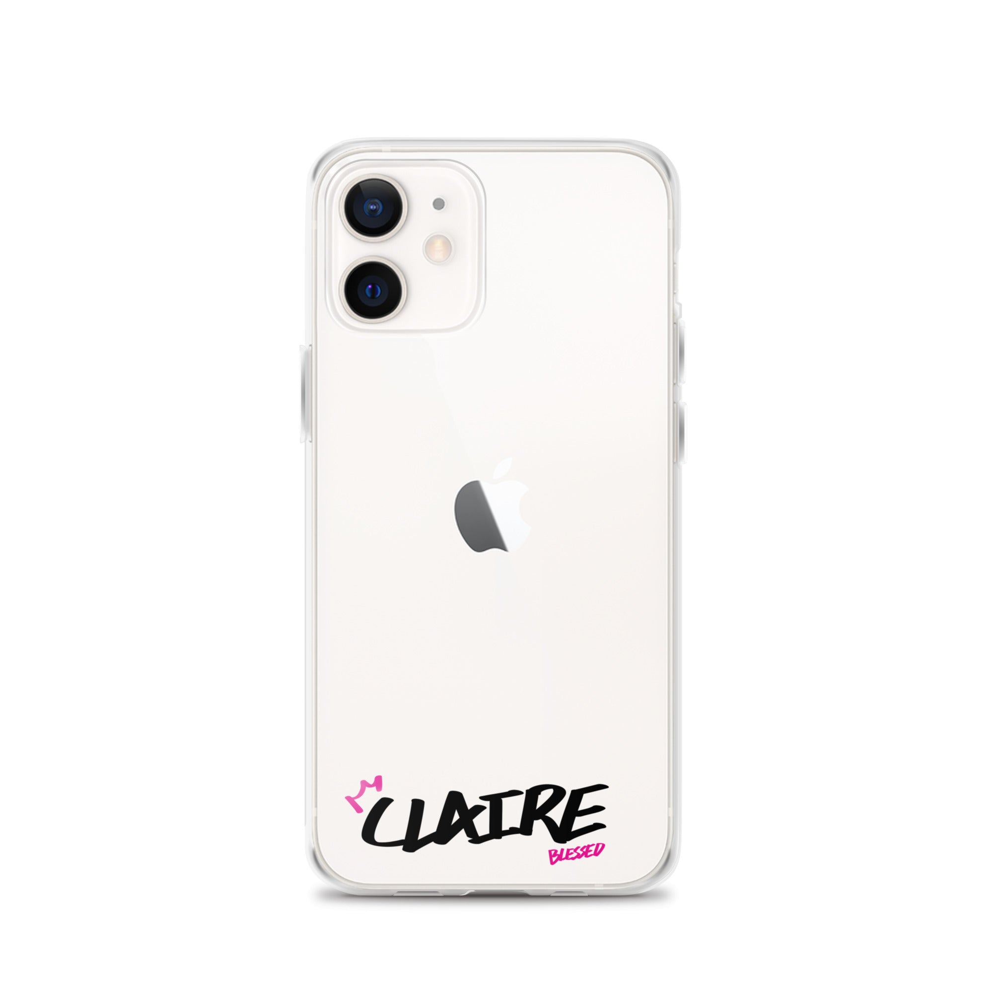 Clear iPhone Case - Claire Blessed