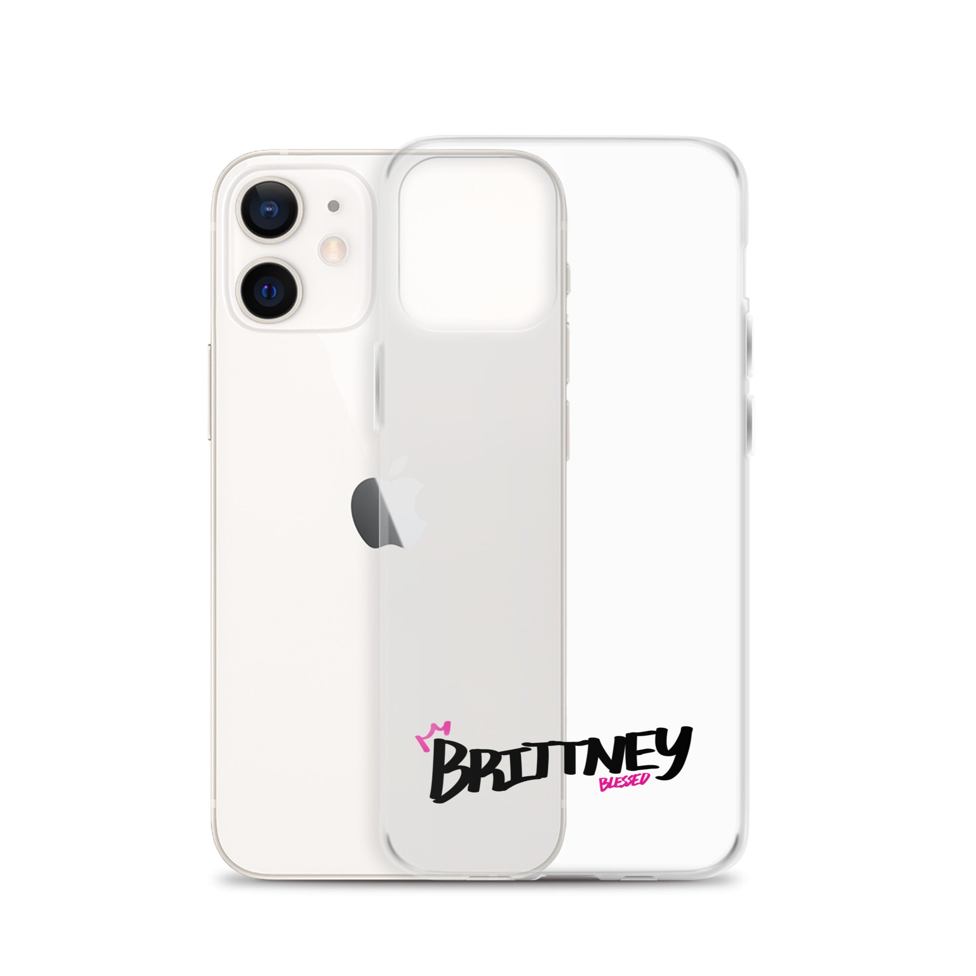 Clear iPhone Case - Brittney Blessed