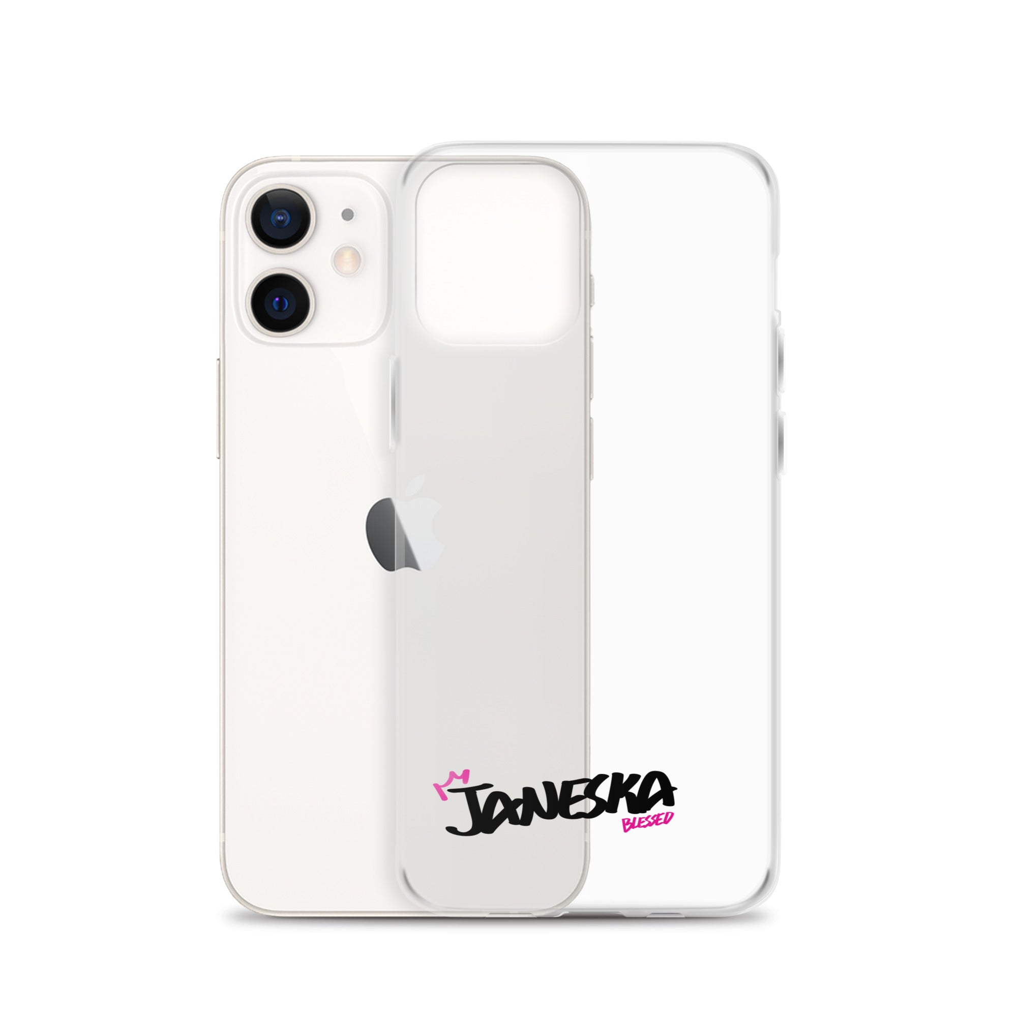 Clear iPhone Case - Janeska Blessed