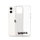 Clear iPhone Case - Rebecca