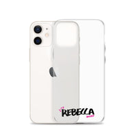 Clear iPhone Case - Rebecca Blessed