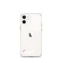 Clear iPhone Case White Text - Alan