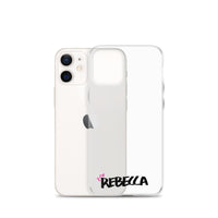 Clear iPhone Case - Rebecca