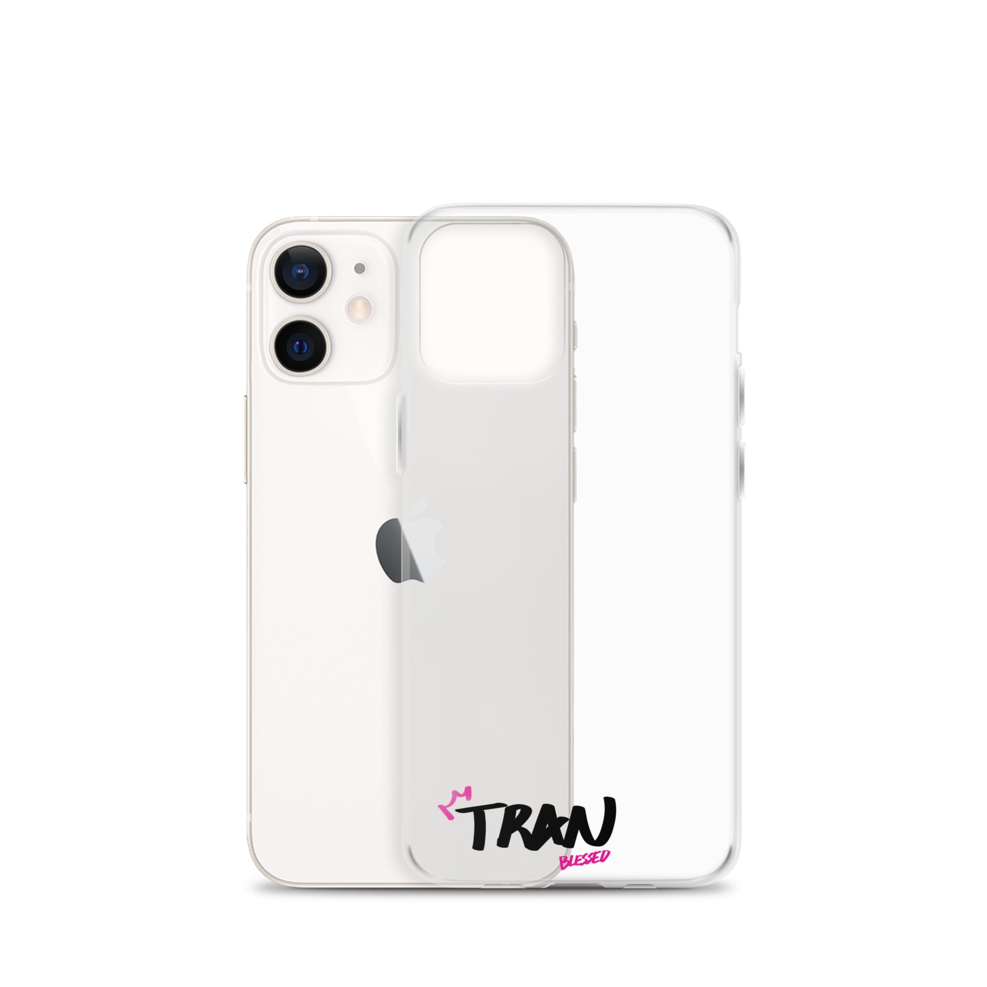 Clear iPhone Case - Tran Blessed