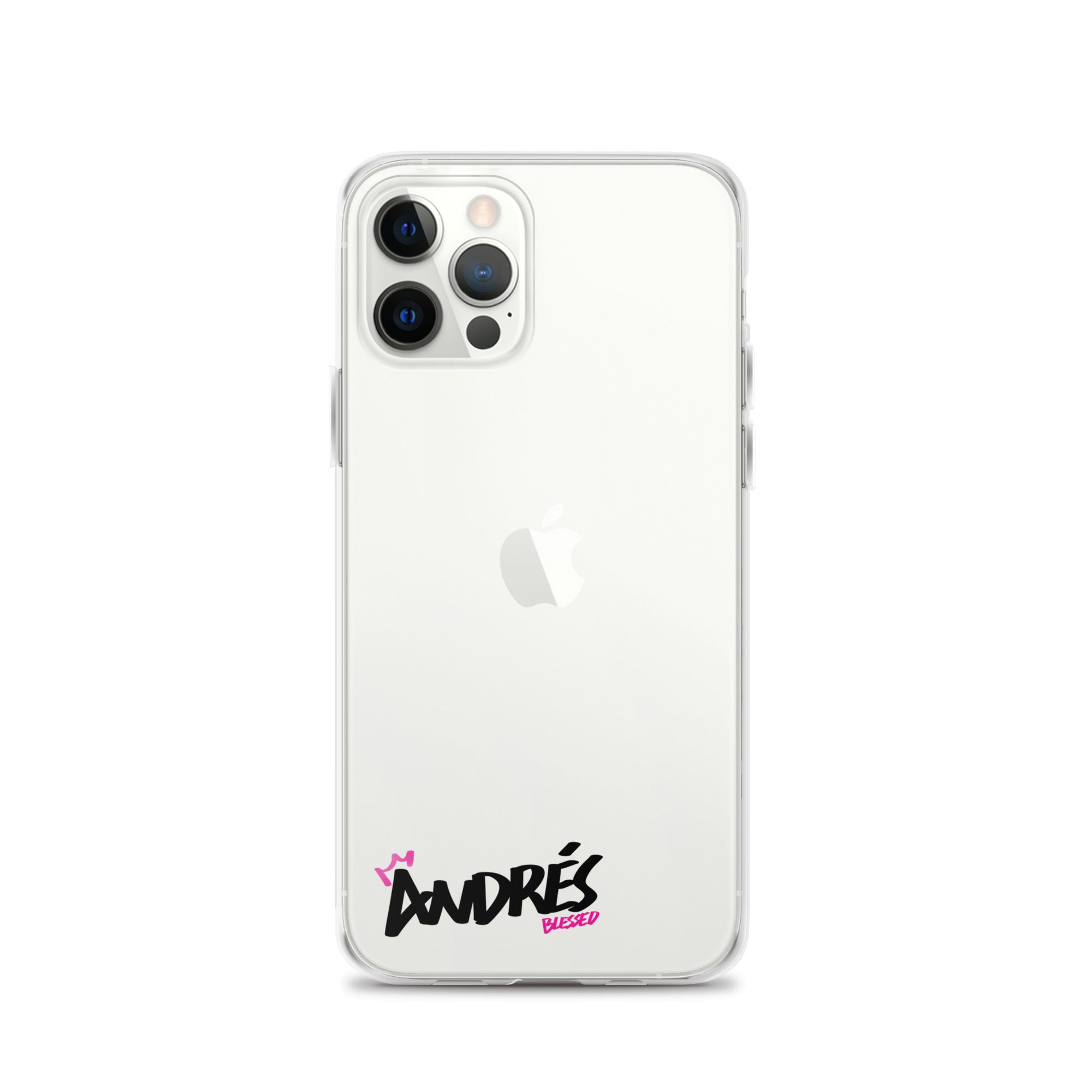 Clear iPhone Case - Andres Blessed