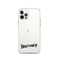 Clear iPhone Case - Brittney