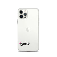 Clear iPhone Case - David