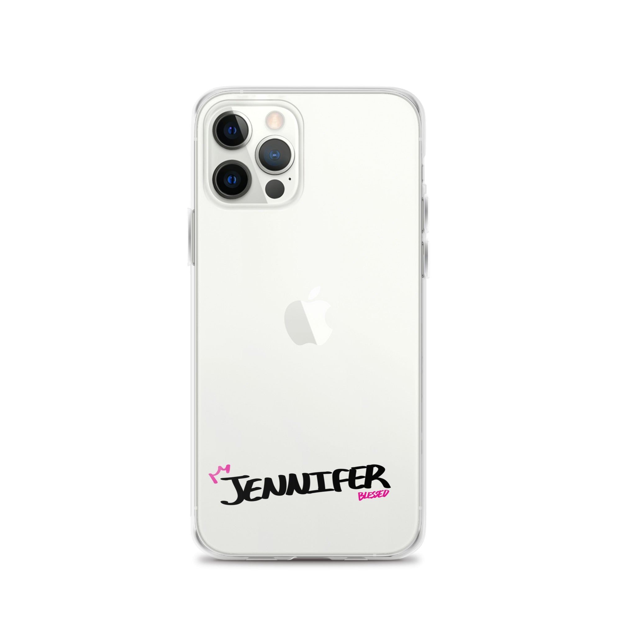 Clear iPhone Case - Jennifer Blessed