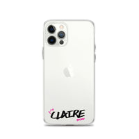 Clear iPhone Case - Claire Blessed