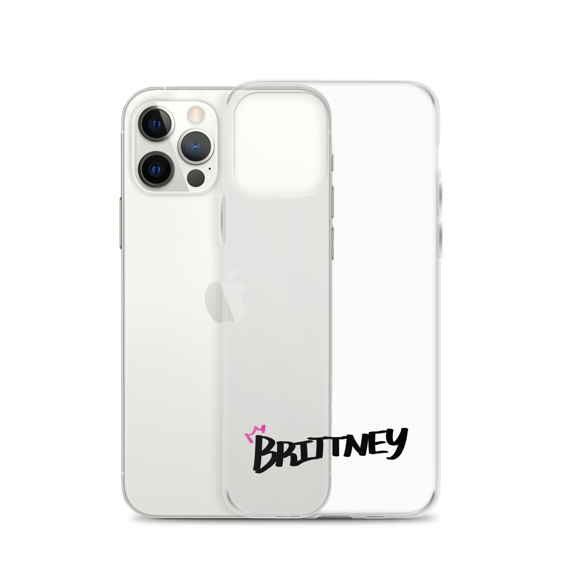 Clear iPhone Case - Brittney