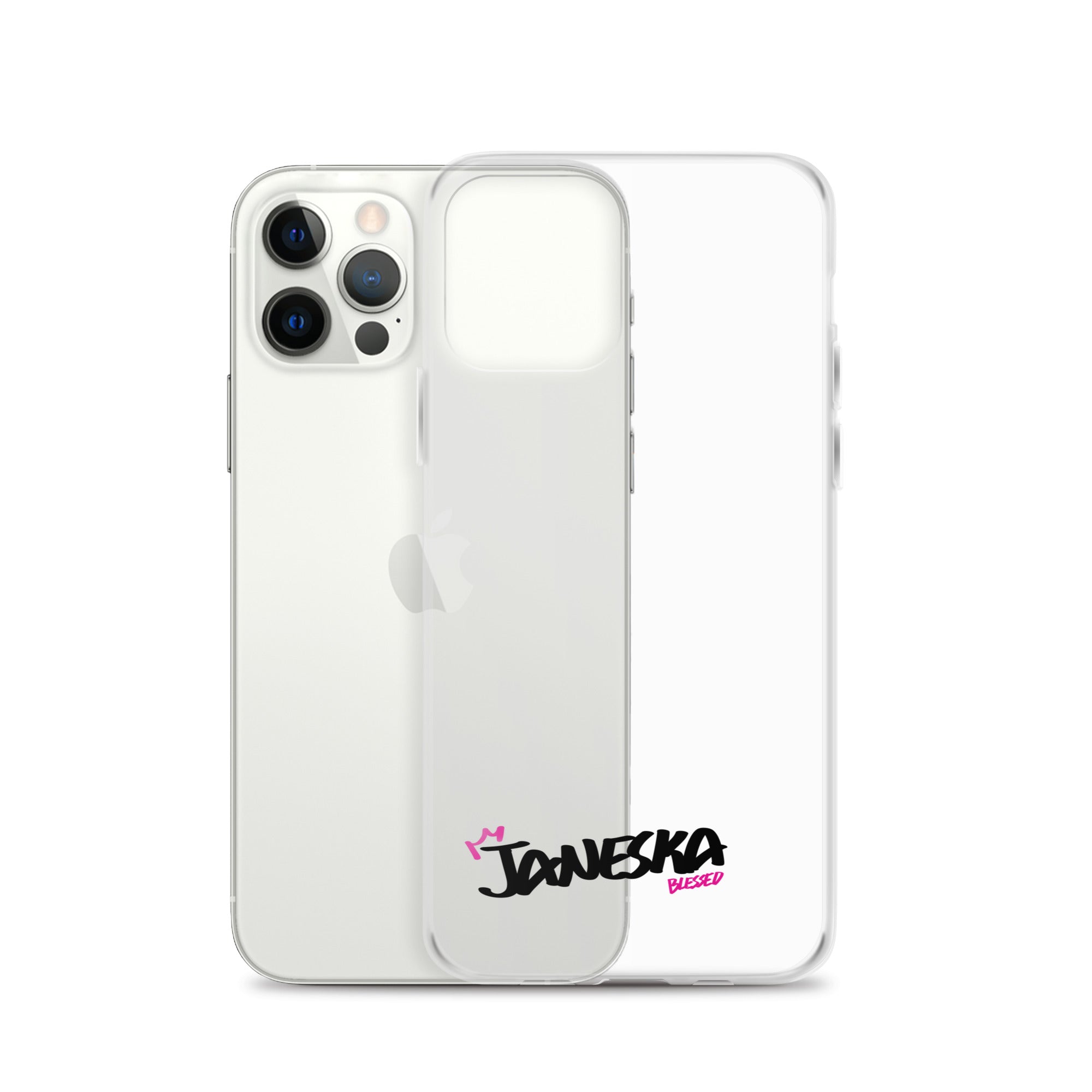 Clear iPhone Case - Janeska Blessed