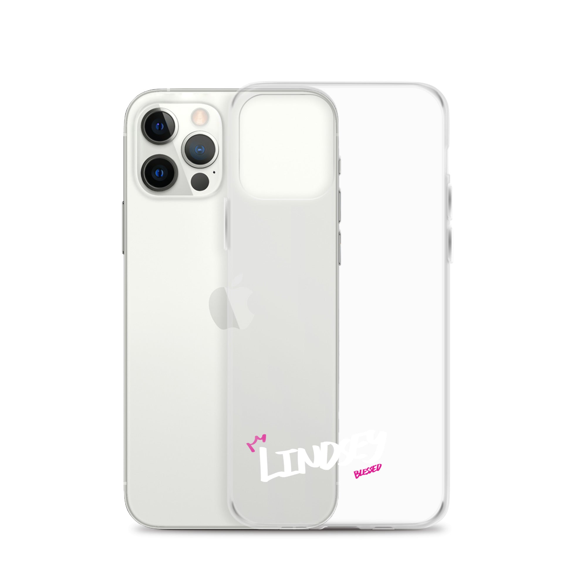 Clear iPhone Case - Lindsey Blessed