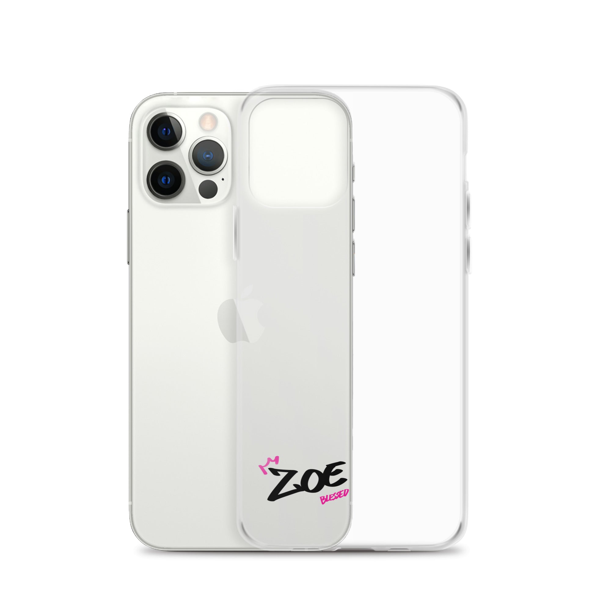 Clear iPhone Case - Zoe Blessed