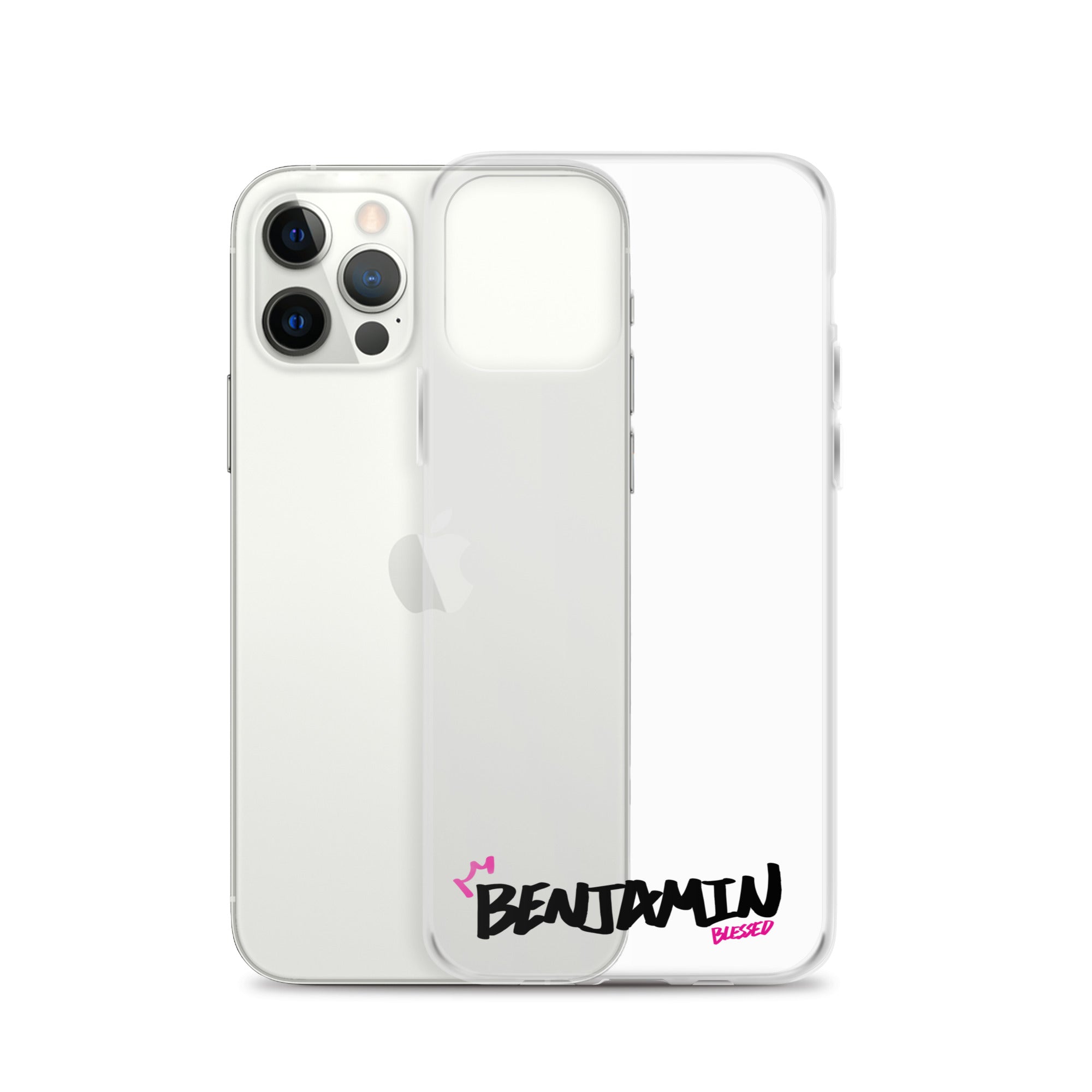 Clear iPhone Case - Benjamin Blessed