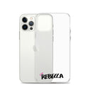 Clear iPhone Case - Rebecca