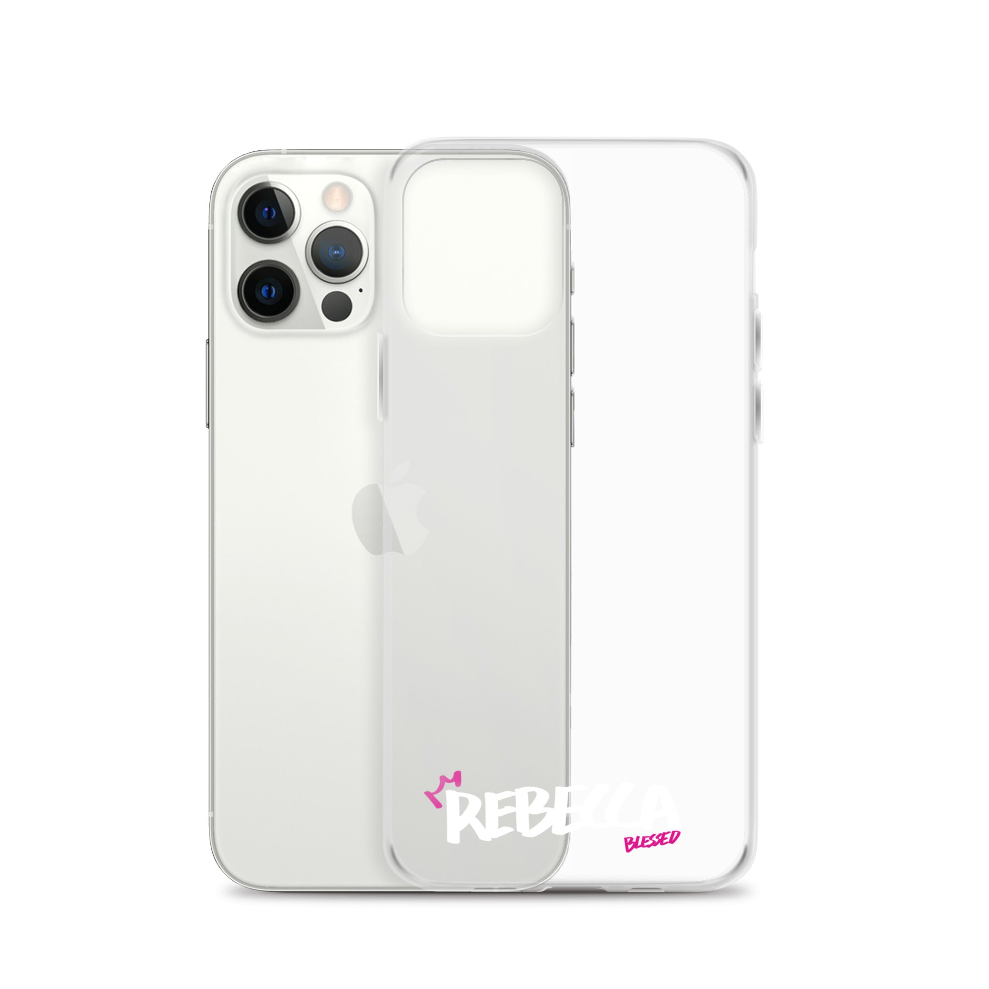 Clear iPhone Case - Rebecca Blessed