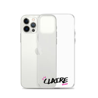 Clear iPhone Case - Claire Blessed