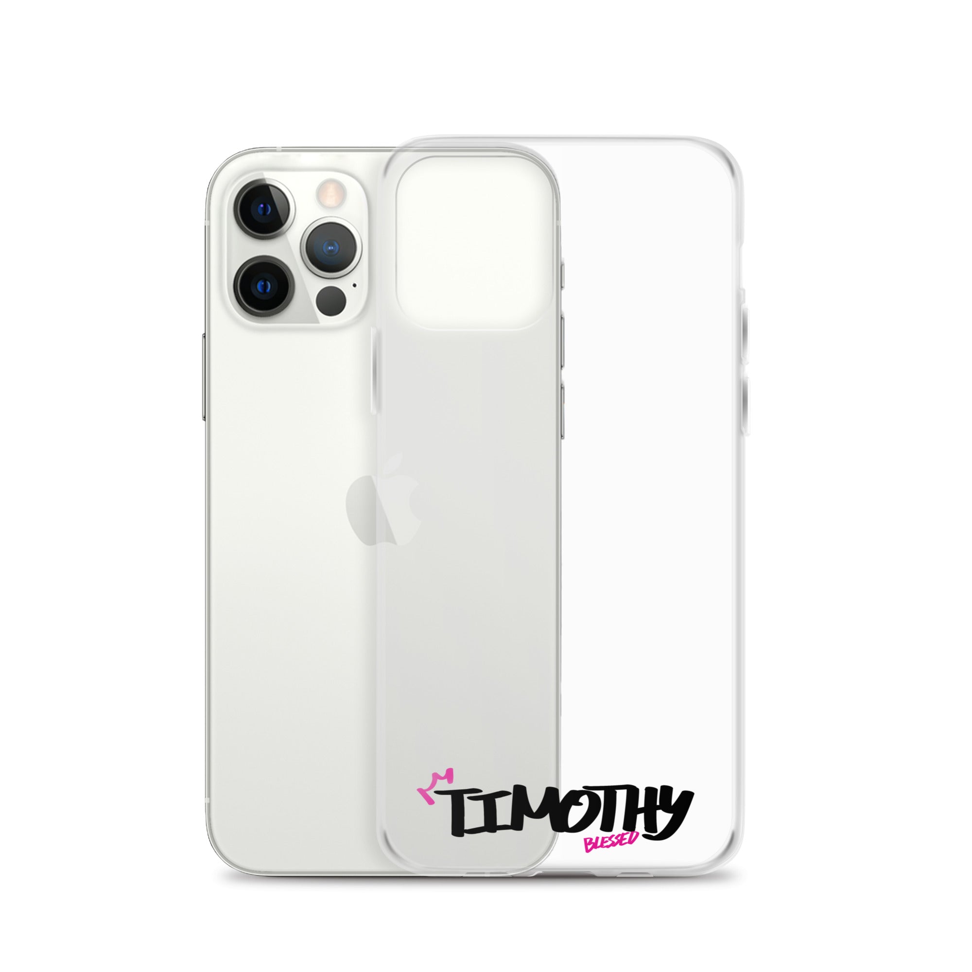 Clear iPhone Case - Timothy Blessed