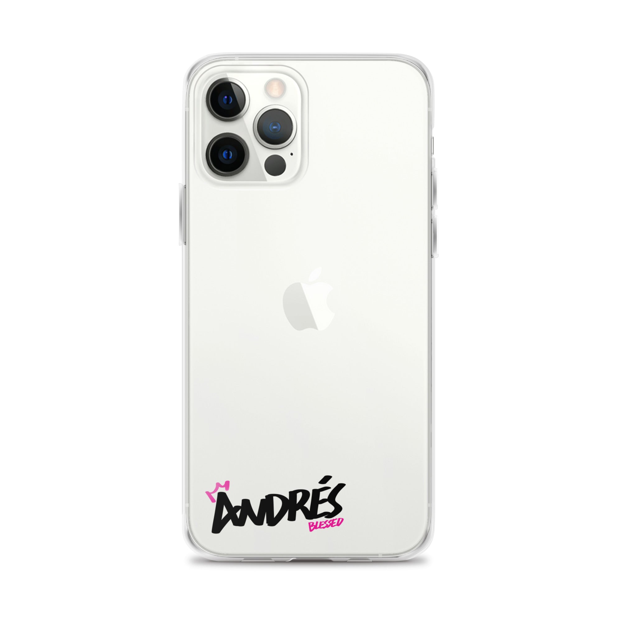 Clear iPhone Case - Andres Blessed