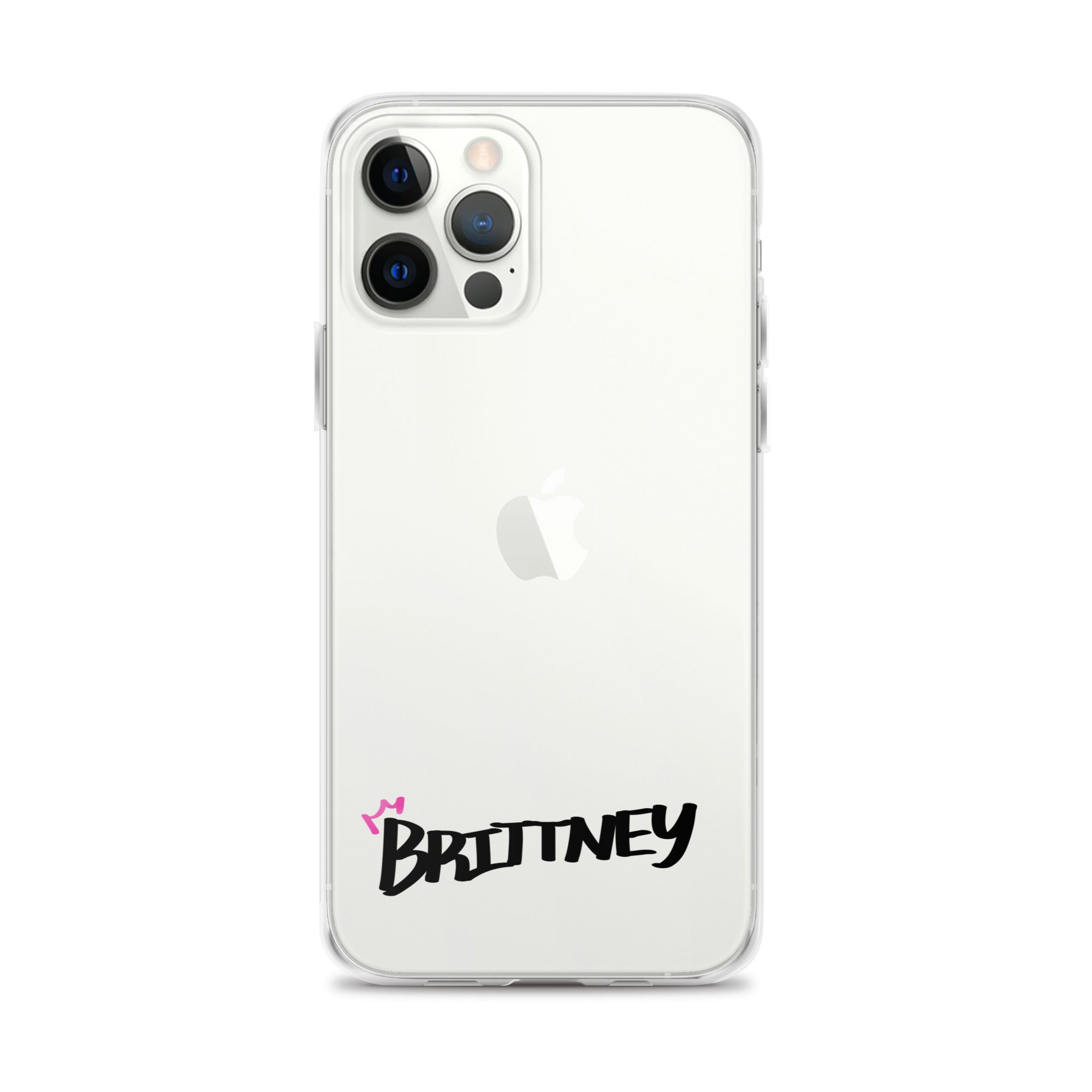 Clear iPhone Case - Brittney