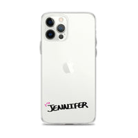 Clear iPhone Case - Jennifer