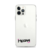 Clear iPhone Case - Megan Blessed