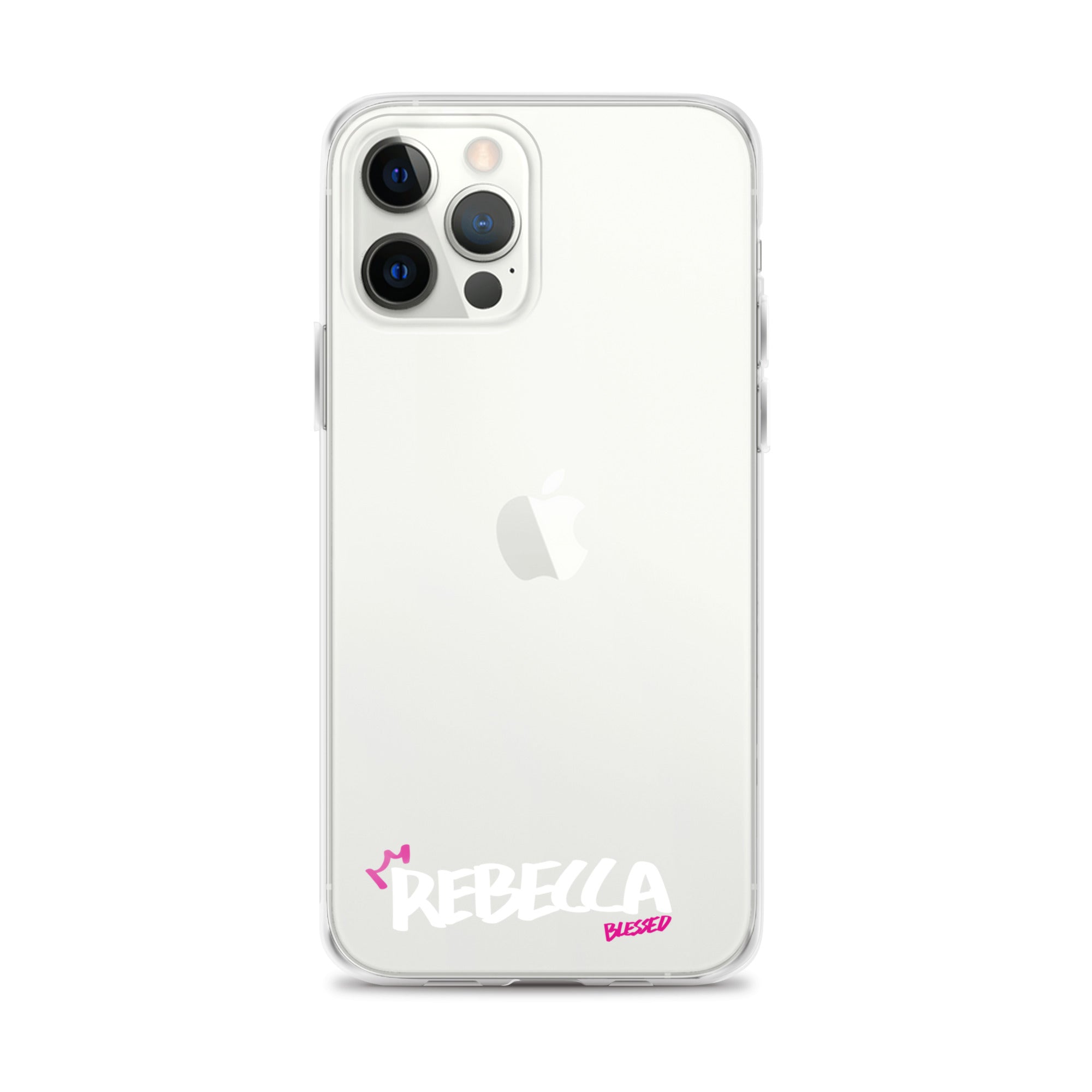 Clear iPhone Case - Rebecca Blessed