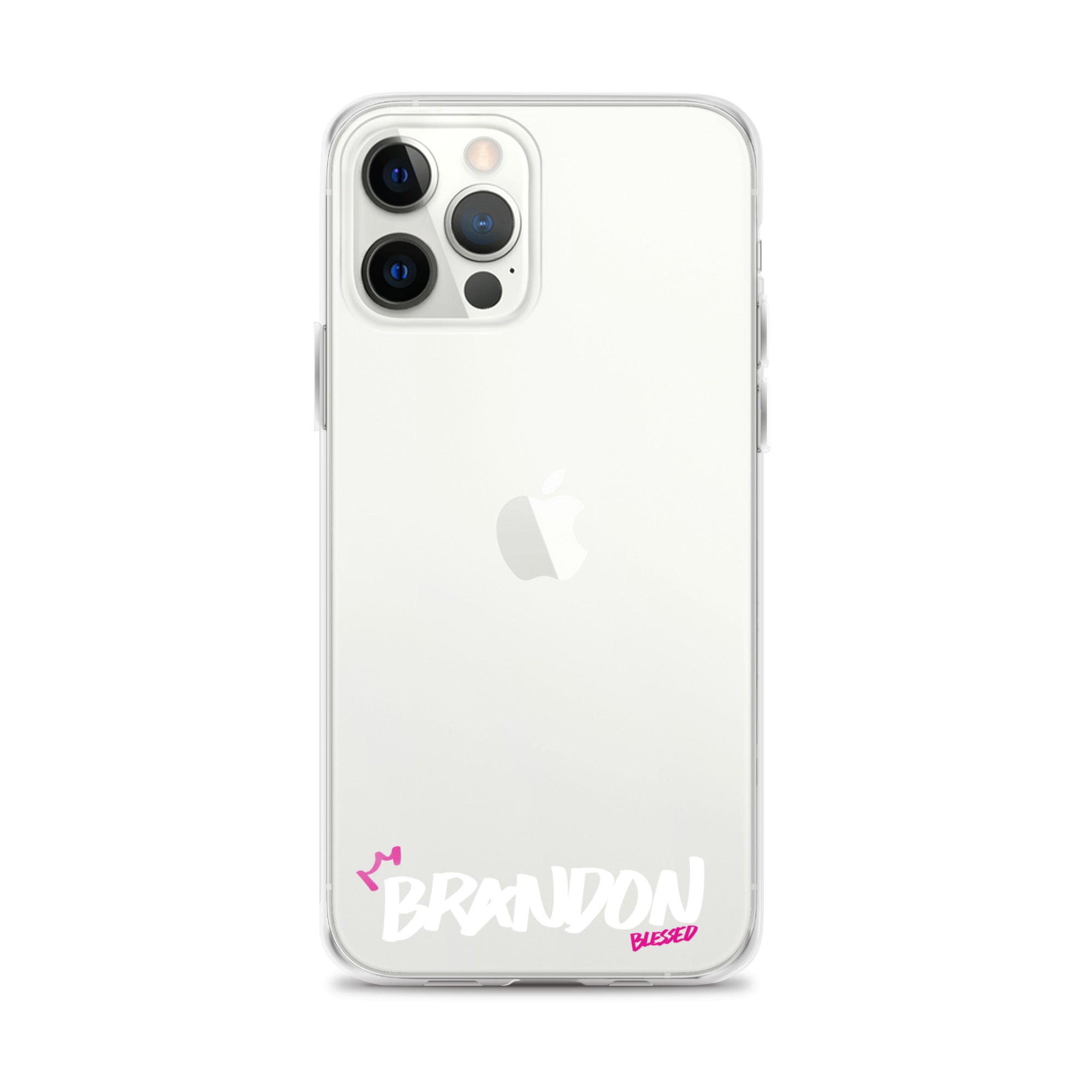 Clear iPhone Case - Brandon Blessed