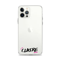 Clear iPhone Case - Claire Blessed