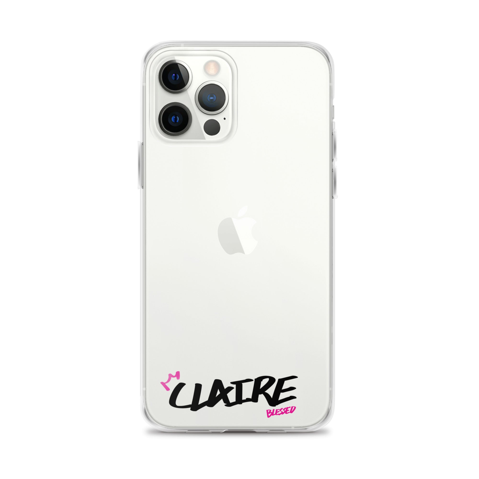 Clear iPhone Case - Claire Blessed