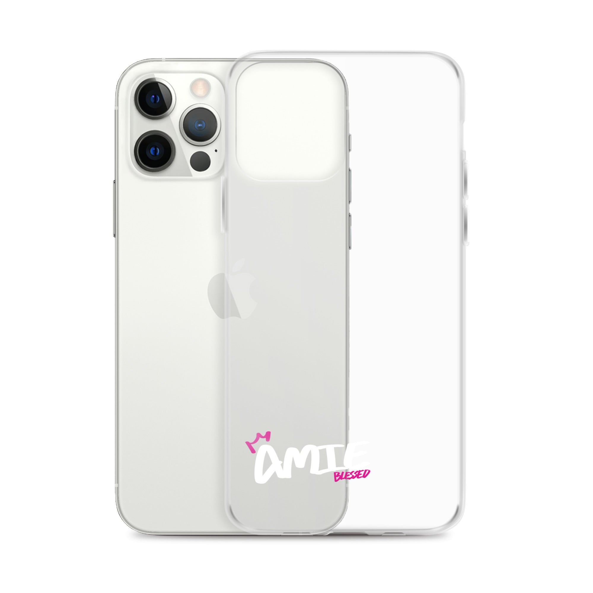 Clear iPhone Case - Amie Blessed