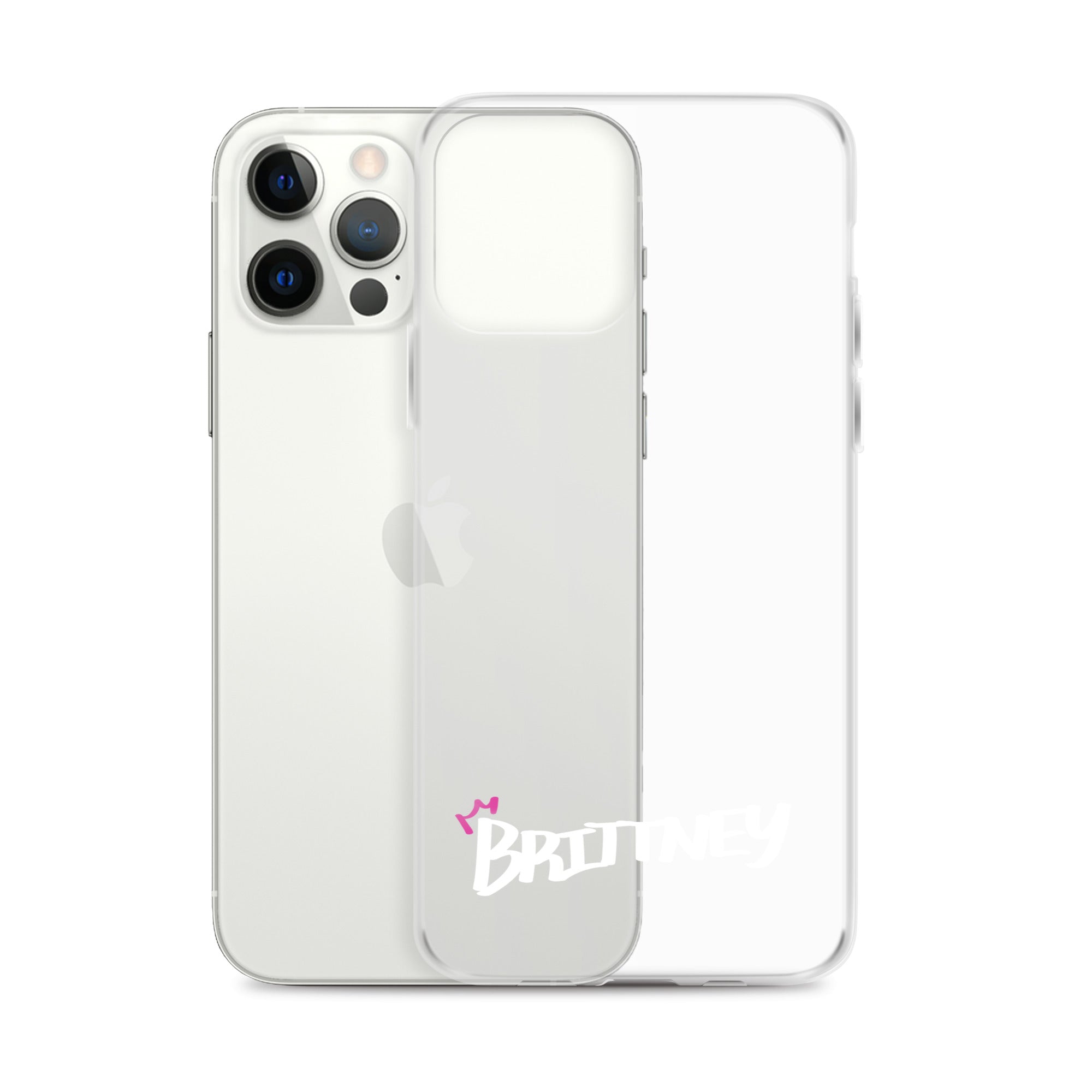 Clear iPhone Case - Brittney