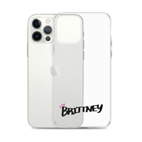 Clear iPhone Case - Brittney