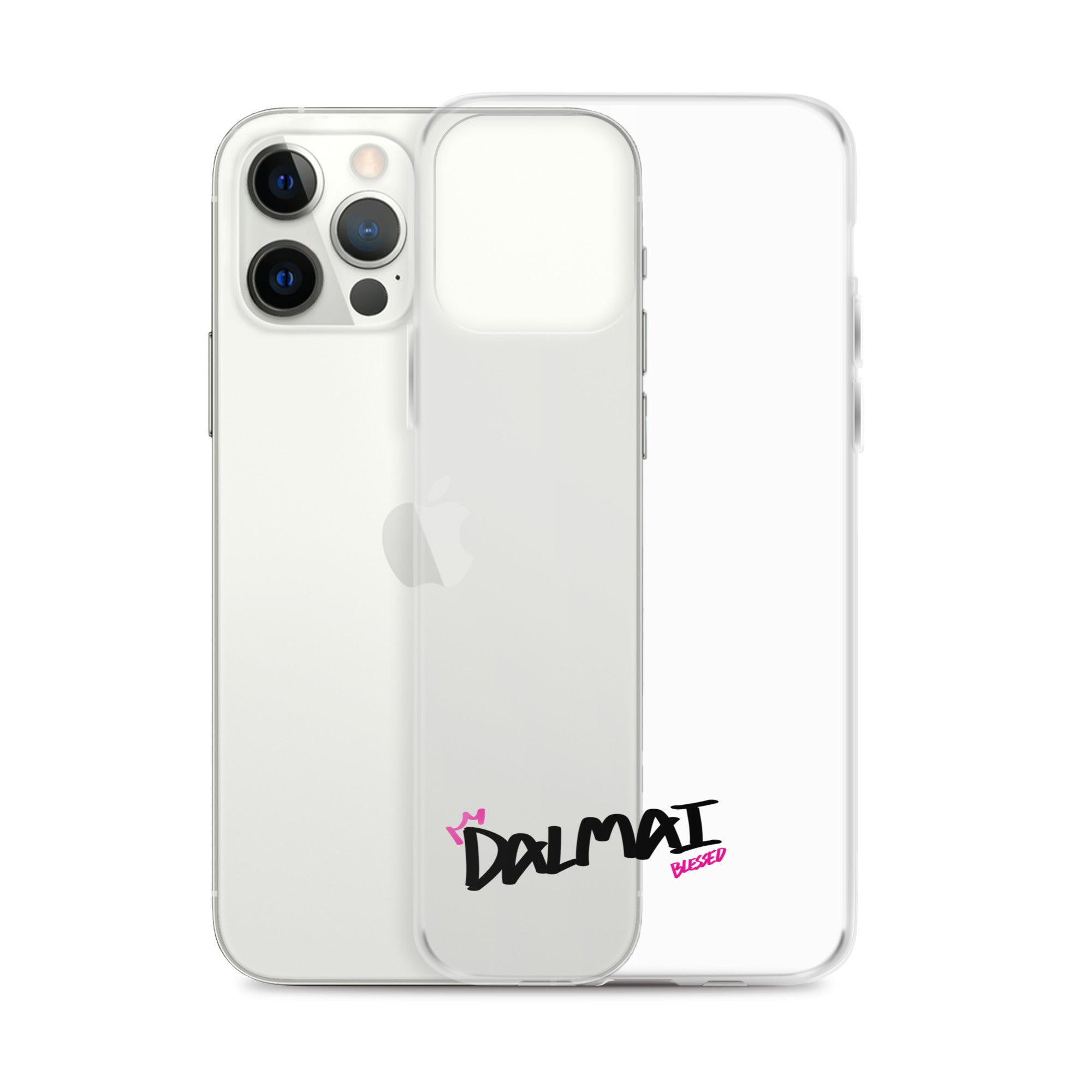 Clear iPhone Case - Dalmai Blessed