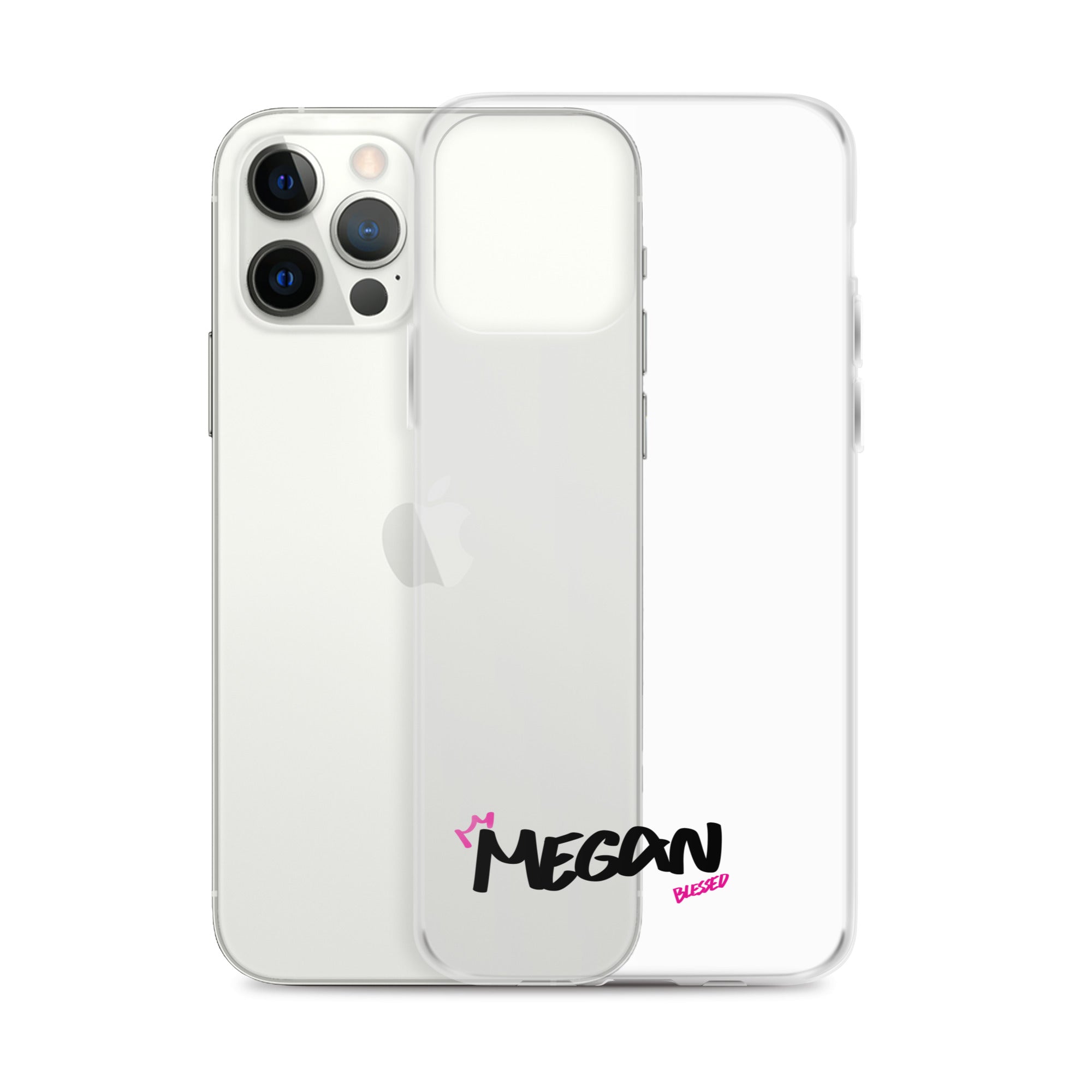 Clear iPhone Case - Megan Blessed