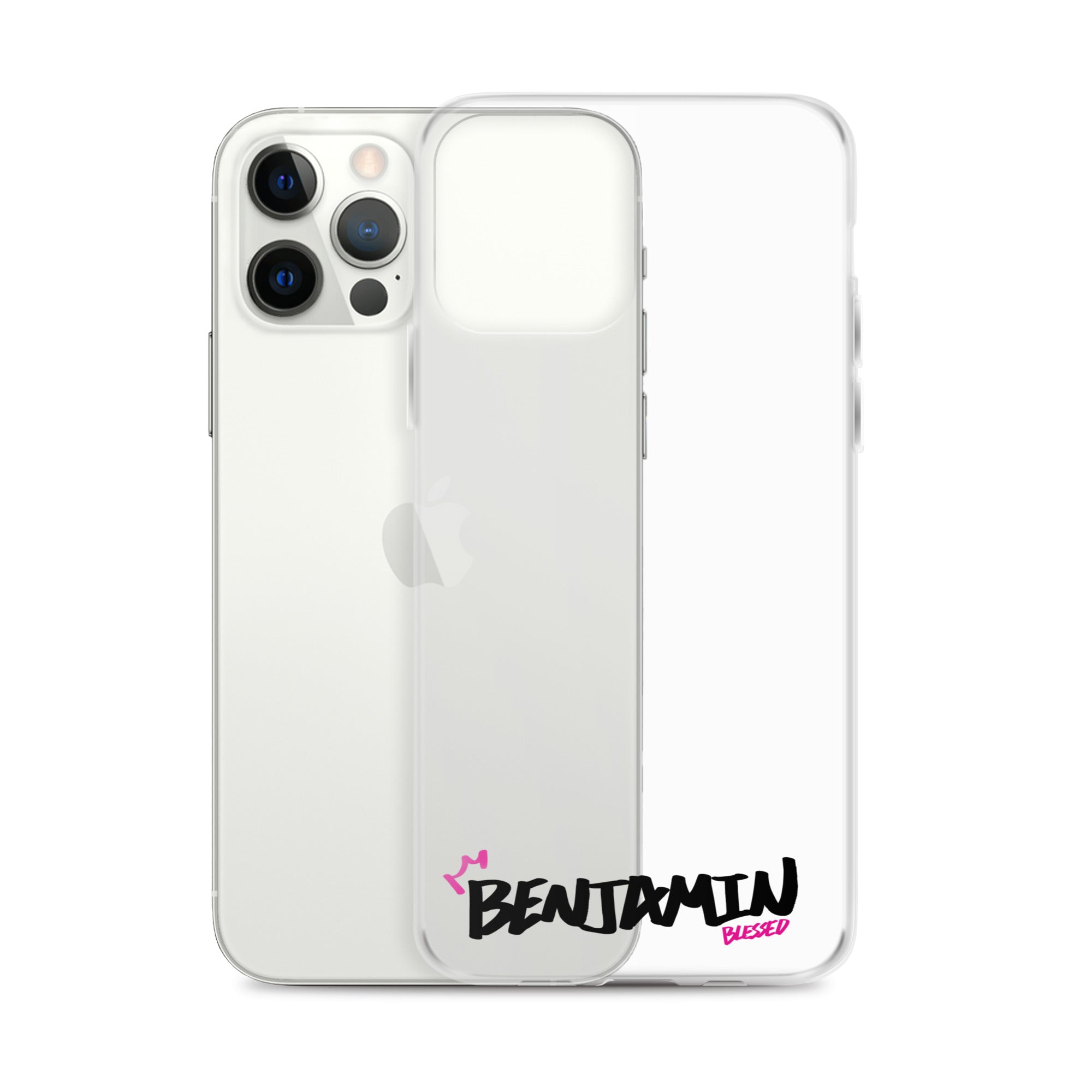 Clear iPhone Case - Benjamin Blessed