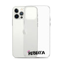 Clear iPhone Case - Rebecca