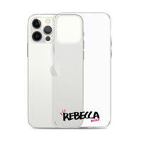 Clear iPhone Case - Rebecca Blessed