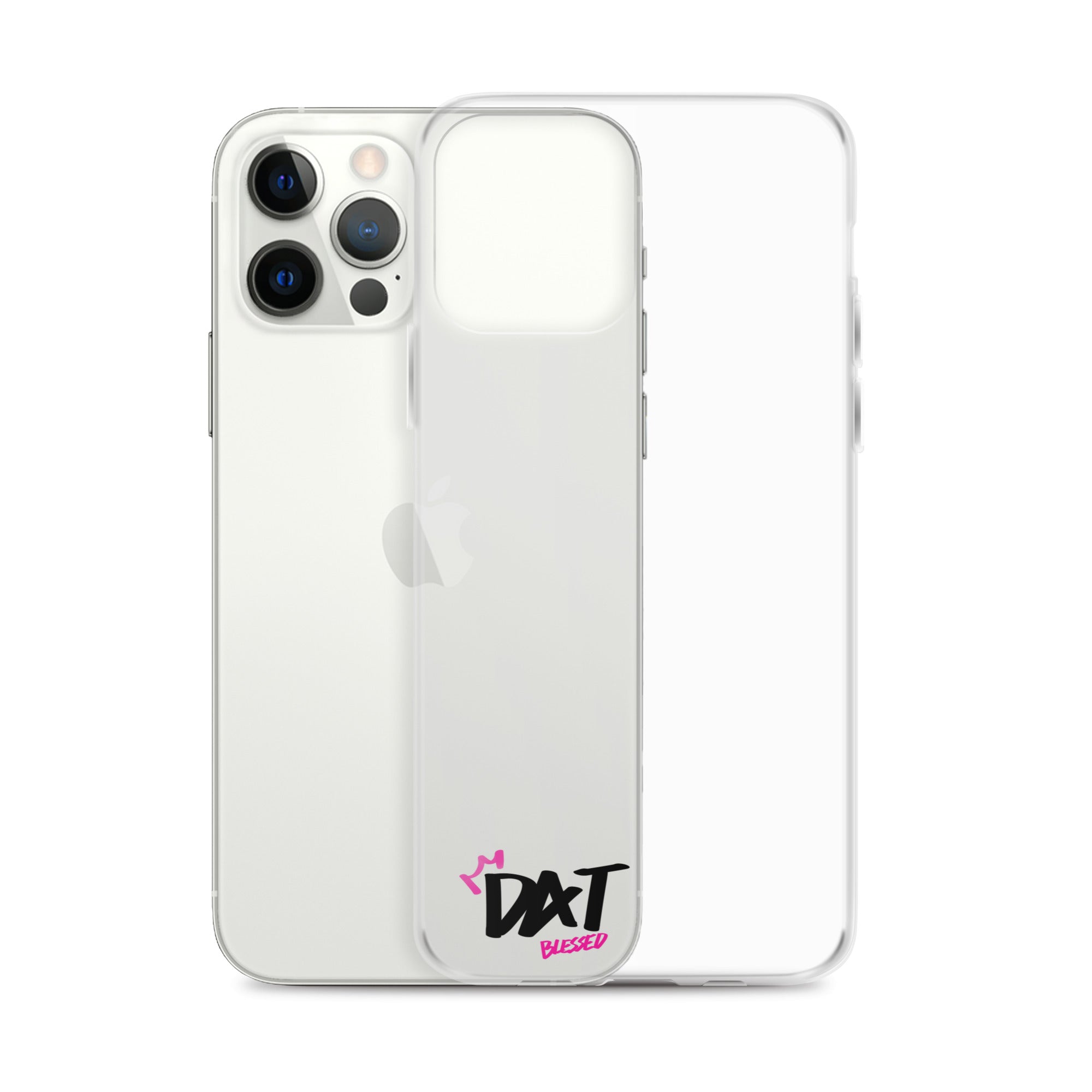 Clear iPhone Case - Dat Blessed