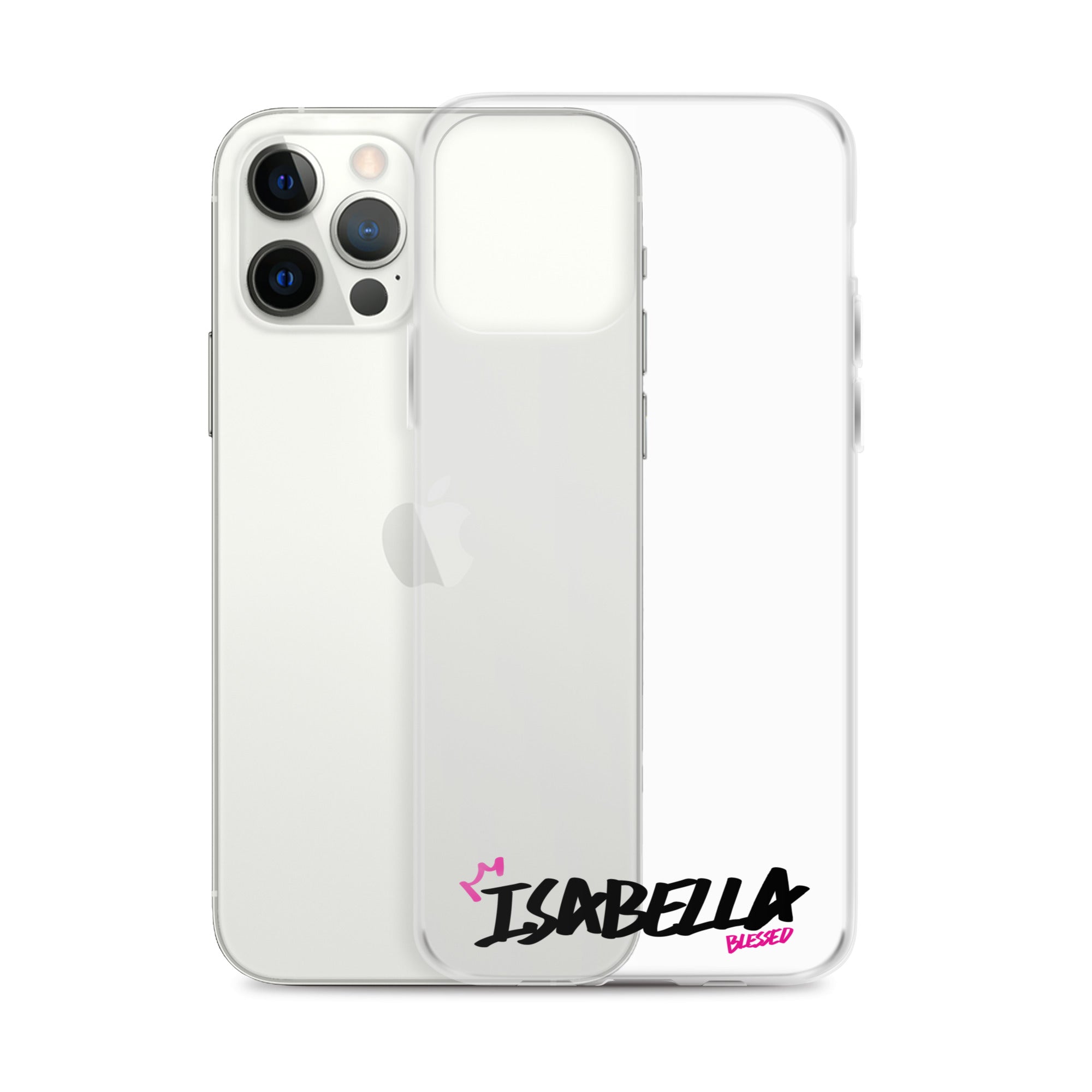 Clear iPhone Case - Isabella Blessed