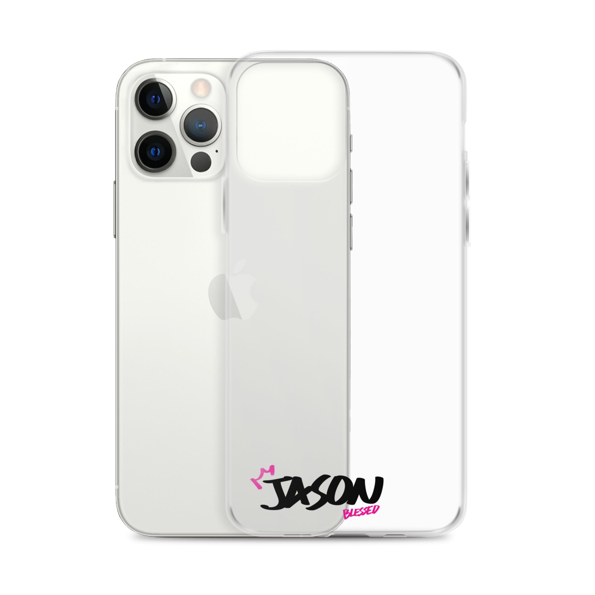 Clear iPhone Case - Jason Blessed