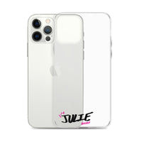 Clear iPhone Case - Julie Blessed