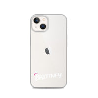 Clear iPhone Case - Brittney