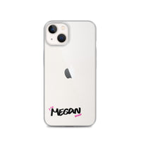 Clear iPhone Case - Megan Blessed