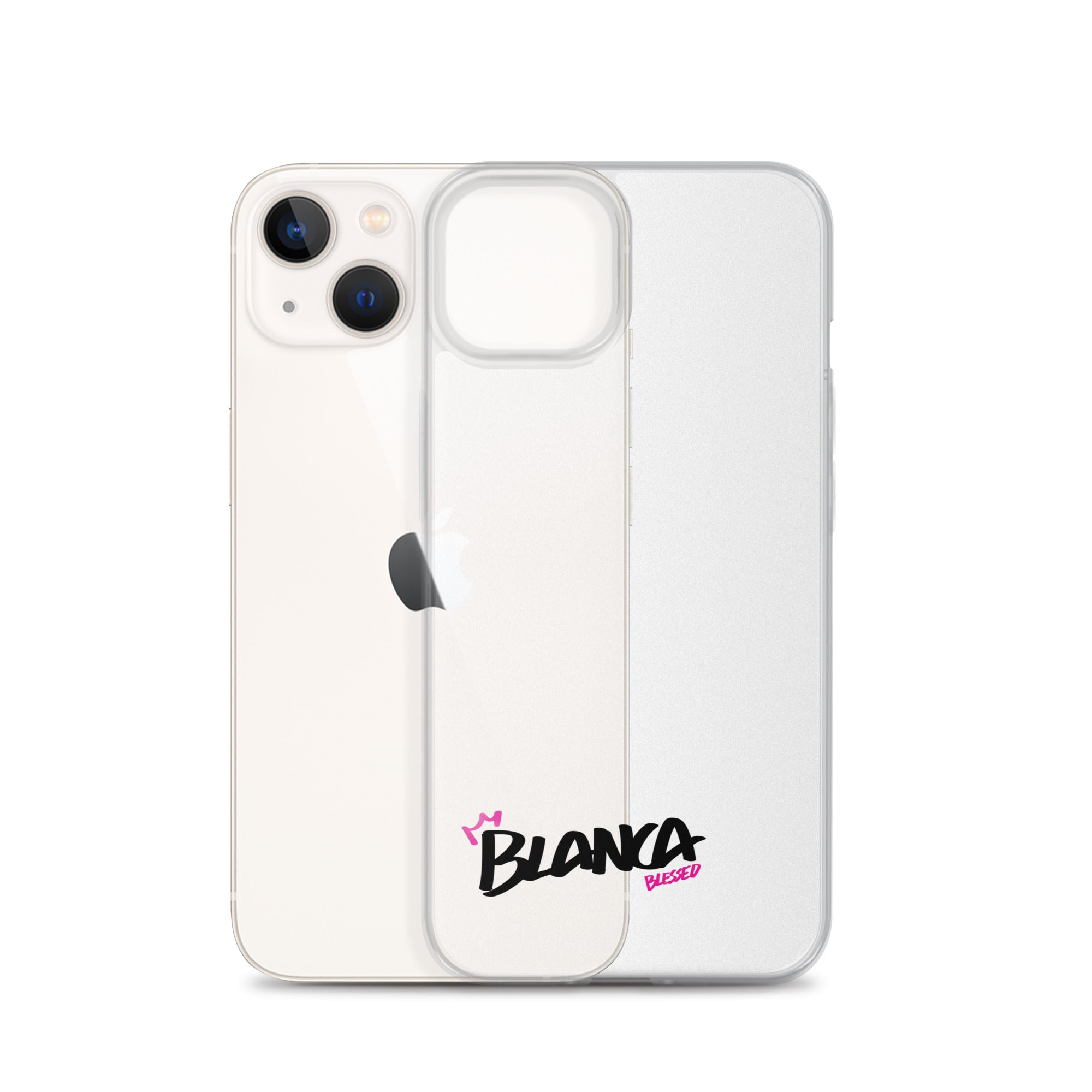 Clear iPhone Case - Blanca Blessed