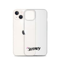 Clear iPhone Case - Jeffrey