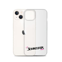 Clear iPhone Case - Jennifer Blessed