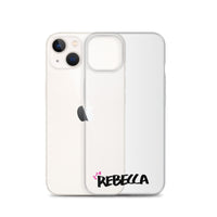 Clear iPhone Case - Rebecca